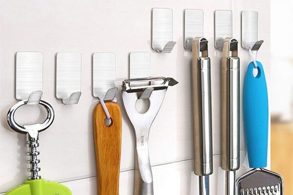 Adhesive wall hangers