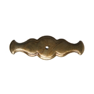 poignee plaque bronze vieilli meuble classique rustique 447 2820c
