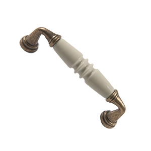 cream porcelain handle with bronze fitting classic furniture handle 259 391b6