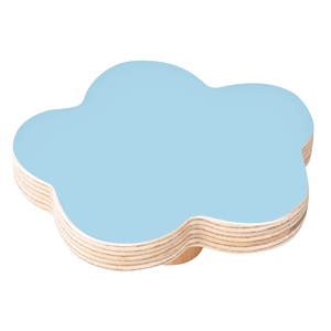 pomo mueble bebe nube 95mm madera lacada azul bouton nuage 95mm bois de bouleau laque bleu pour meuble de bebe