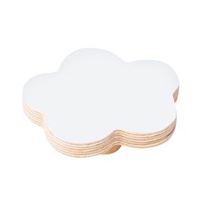 pomo mueble bebe nube 68mm madera abedul pintura blanco bouton nuage 68mm bois de bouleau laque blanc pour meuble de bebe