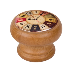pomo mueble vintage madera tinte miel reloj colores 450hm03