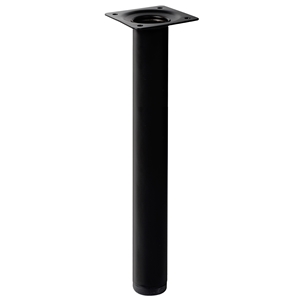 pata de mesa redonda 30mm h400mm pint. negro pied table rond 30mm h400mm peint noir