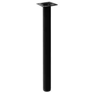 pata de mesa redonda 30mm h700mm pint. negro pied table rond 30mm h700mm peint noir