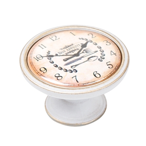 pomo mueble vintage bronce con patina blanca reloj cubiertos 550bb22