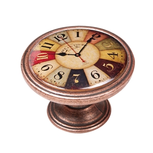 pomo mueble vintage cobre viejo reloj colores 550cb03