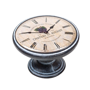 pomo mueble vintage oxido decape reloj uvas 550nf20