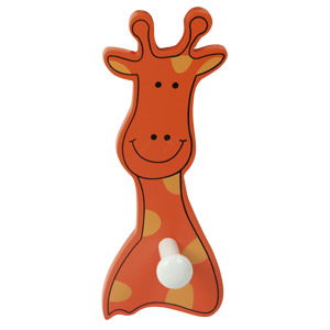 wandgarderobe giraffe holz kinder design - 944ji