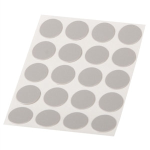 embellecedores cubre tapa tornillos adhesivo gris 13mm