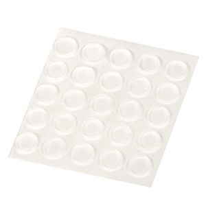 lagrimas paragolpes adhesiva eva 8x2,2mm para cristal y puerta mueble