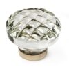POMO 40MM CRISTAL CON BASE PLATA