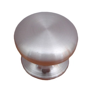 tirador pomo de mueble metal zamak acabado inox para cocina o bano 05316