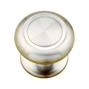 tirador pomo de mueble metal zamak acabado inox para cocina o bano 06316