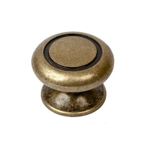bouton de meuble regence laiton vielli 06718