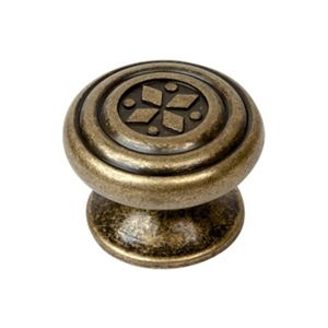 bouton de meuble feodal laiton 09318