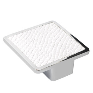 bouton cuir serpentartificiel blanc meuble moderne conception n624