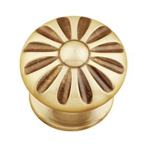 poignee bouton petale laiton meuble 212 12306
