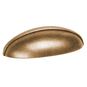 poignee coquille vieux laiton pour tiroir meuble classique ap123