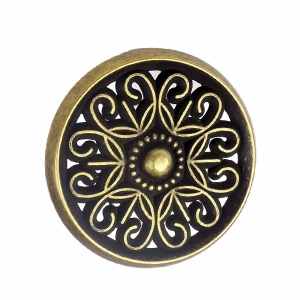 bronze vieilli bouton de meuble 35mm 215818