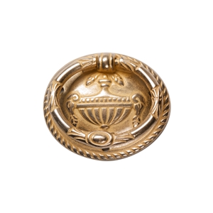 round pull inca gold furniture handle 50x43mm anneau or inca poignee de meuble 50x43mm