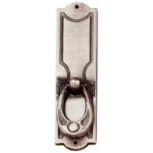 poignee marteau platine fer mat meuble classique rustique 2377p