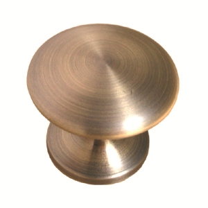 poignee bouton cuir brosse meuble 25315
