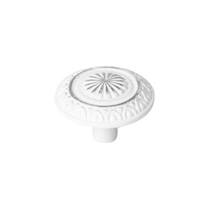 bouton argent avec patinee blanc tiroir meuble classique ap171