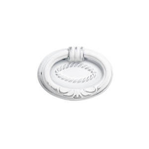 poignee argent avec patinee blanc tiroir meuble classique ap173