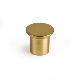 bouton de meuble 25mm en laiton satine