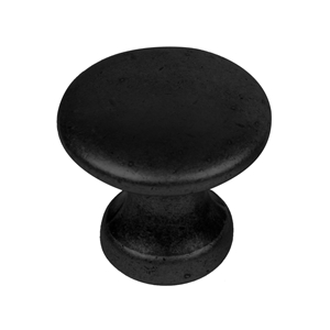poignee bouton noir rouille tiroir meuble classique ap176