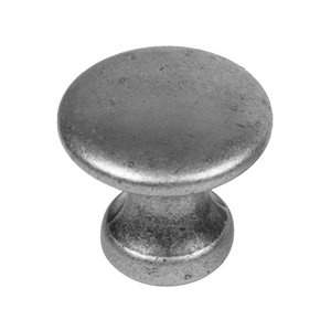 poignee bouton argent vieilli tiroir meuble classique ap177