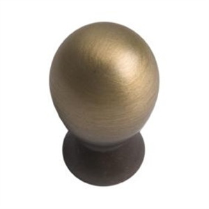 poignee bouton bouleplatine laiton brosse meuble 35615