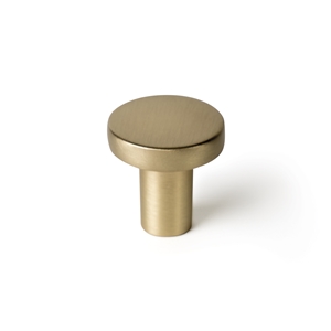 bouton de meuble 22mm laiton satine