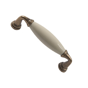 poignee rustique creme bronze meuble porcelaine classique 462 390b6