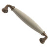 möbelknopf möbelgriff cremefarbenes porzellan mit beschlag bronze für schubladenschrank und schrank 128mm 144mm  390b8