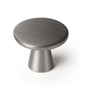 möbelknopf 33mm edelstahl matt