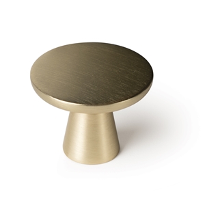bouton de meuble 33mm laiton satine