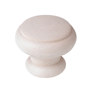 pomo cajon mueble 40mm madera tinte blanco bouton meuble 40mm bois peint blanc