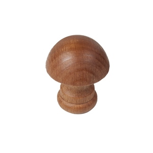 bouton bois hetre laque miel poignee meuble ceramique artisanat 404bc