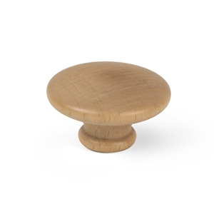 pomo cajon mueble 44mm haya tinte natural mate bouton meuble bois 44mm peint couleur nature mat