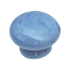 poignee bouton rond bleu 423m1