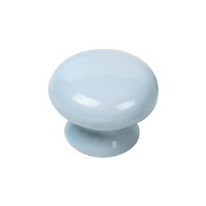 bouton champignon porcelain bleu bebe poignee meuble ceramique artisanat 423m10