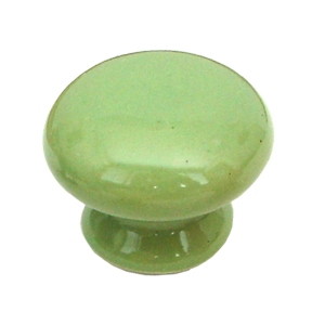 poignee bouton rond vert 423m3