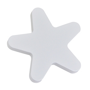 44bl pomos tiradores estrella madera lacada blanco mueble bebes 440bl