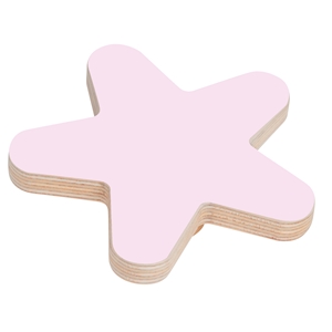 pomo mueble bebe estrella 95mm madera lacada rosa bouton etoile 95mm bois de bouleau laque rose pour meuble de bebe