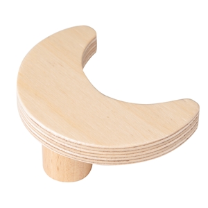 pomo mueble bebe luna 66mm madera abedul natural bouton lune 66mm bois de bouleau laque naturel pour meuble de bebe