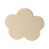 pomos tirador nube mueble bebe madera lacada beige claro o arena 95mm