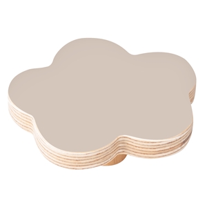 pomo mueble bebe nube 95mm madera abedul pintura arena bouton nuage 95mm bois de bouleau laque sable pour meuble de bebe
