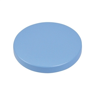 poignee bouton rond bleu ciel en bois laque meuble bebe 443az