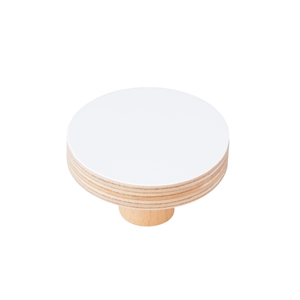 pomo mueble bebe circulo 50mm madera abedul pintura blanco bouton rond 50mm bois de bouleau abedul blanc pour meuble de bebe